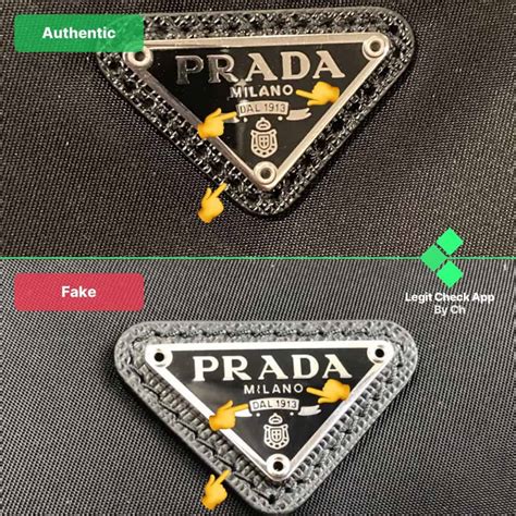 authentic vs fake prada bag|vintage prada bag authentication.